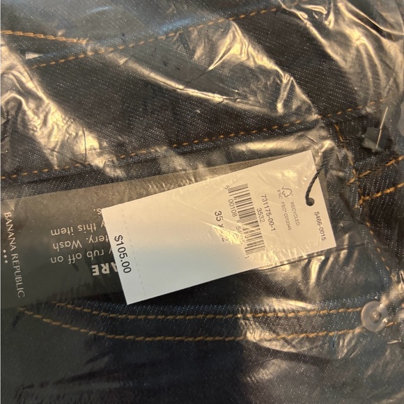 Banana Republic Mens Dark Blue Stretch Jeans NWT - Picture 3 of 3